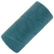 Bobina de hilo encerado Linhasita para micro macramé 0,35 mm - Teal (228) x448m