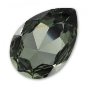 Cabuchón PureCrystal 4327 pera 30x20 mm Black Diamond|raw }}
