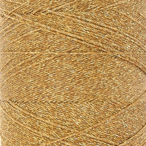 Bobina de hilo encerado Linhasita para micro macramé 0,35 mm - Dorado (Ouro) x448m