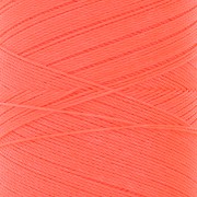 Bobina de hilo encerado Linhasita para micromacramé 0,35 mm - Coral fluo (394) x448m