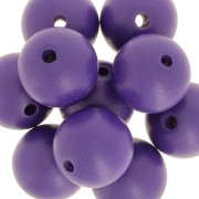 Redonda de madera 20 mm Purple x5