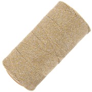 Bobina encerada Linhasita para micro macramé 0,35mm Plateado (Ouro-Prata)x448m