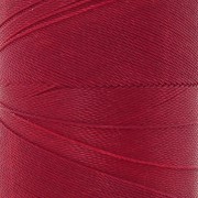 Bobina de hilo encerado Linhasita para micro macramé 0,35 mm - Rojo oscuro (44) x448m