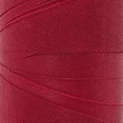 Bobina de hilo encerado Linhasita para micro macramé 0,35 mm - Rojo oscuro (44) x448m