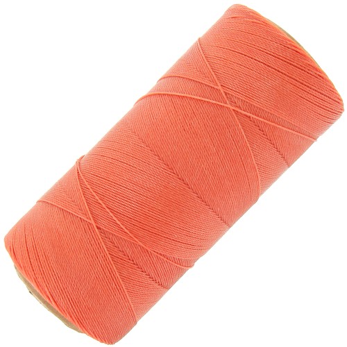 Bobina de hilo encerado Linhasita para micro macramé 0,35 mm - Terracota (35) x448m