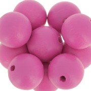Redondas de madera 15 mm Rosa x5|raw }}