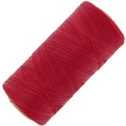 Bobina de hilo encerado Linhasita para micro macramé 0,35 mm - Rojo (233) x448m