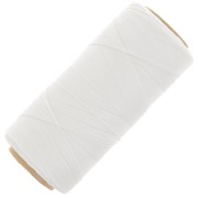 Bobina de hilo encerado Linhasita para micro macramé 0,35 mm - Blanco (BCO ALV) x448m