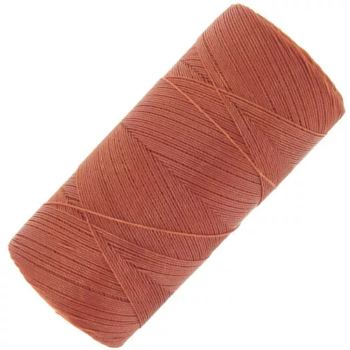 Bobina de hilo encerado Linhasita para micro macramé 0,35 mm - Canela (234) x448m