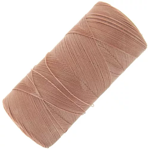 Bobina de hilo encerado Linhasita para micro macramé 0,35 mm - Arena (214) x448m
