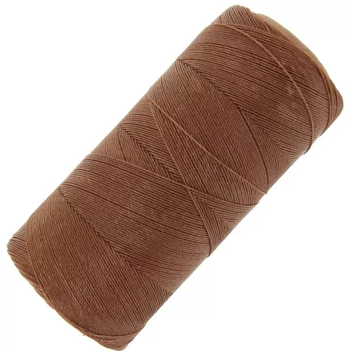 Bobina de hilo encerado Linhasita para micro macramé 0,35 mm - Madera (21) x448m