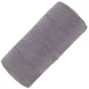 Bobina de hilo encerado Linhasita para micro macramé 0,35 mm - Gris (208) x448m