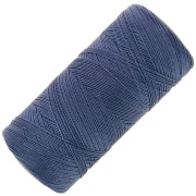 Bobina de hilo encerado Linhasita para micro macramé 0,35mm Azul Jean Oscuro (275) x448m