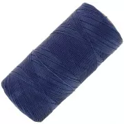 Bobina de hilo encerado Linhasita para micro macramé 0,35 mm - Azul marino (70) x448m