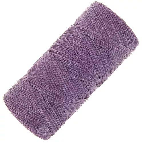 Bobina de hilo encerado Linhasita para micro macramé 0,35 mm - Malva (232) x448m