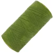 Bobina de hilo encerado Linhasita para micro macramé 0,35 mm - Verde hierba (352) x448m