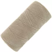 Bobina de hilo encerado Linhasita para micro macramé 0,35 mm - Beige (05) x448m