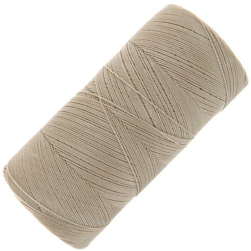 Bobina de hilo encerado Linhasita para micro macramé 0,35 mm - Beige (05) x448m