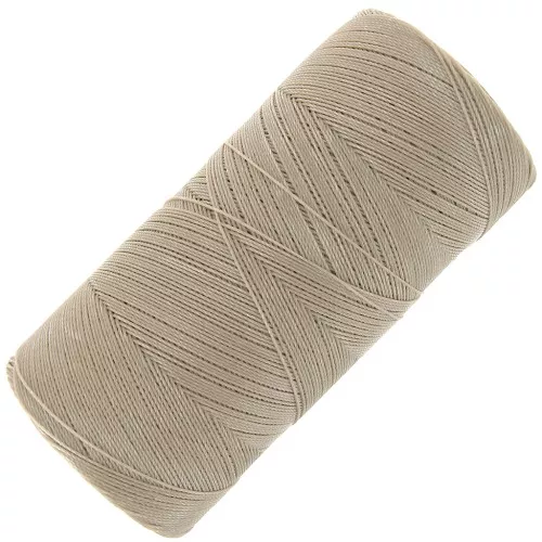 Bobina de hilo encerado Linhasita para micro macramé 0,35 mm - Beige (05) x448m