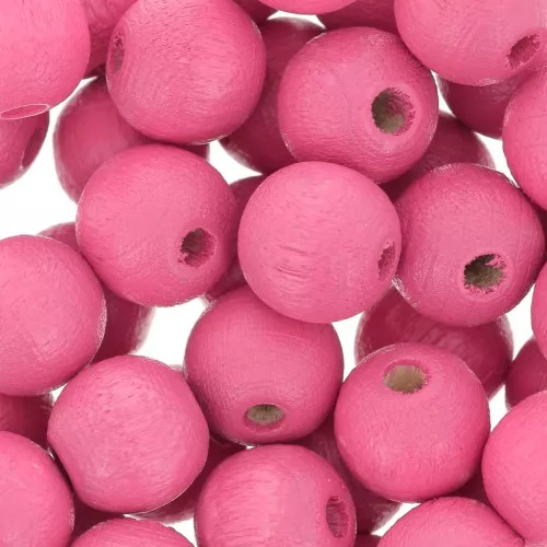 Redondas de madera 8 mm Rose x20