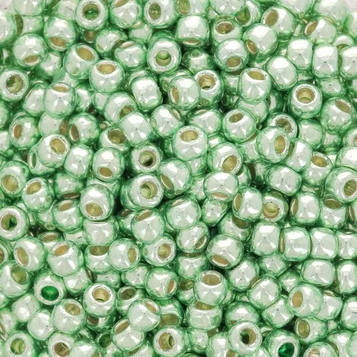Rocalla Toho 8/0 TO8RPF570 - PF Galvanized Mint Green x8g