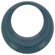 Colgante de resina calado opaco 44 mm -  Bleu paon x1|raw }}