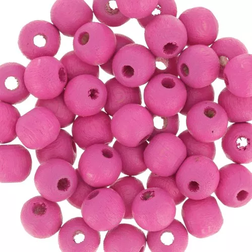 Redondas de madera 6 mm Rose x25
