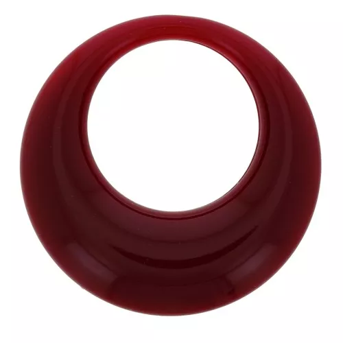 Colgante de resina calado opaco 34.5 mm - Bordeaux x1