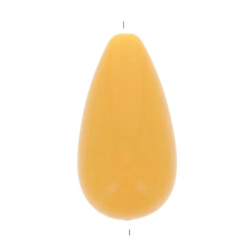 Cuenta de resina de pera 26x14 mm - Girasol x1