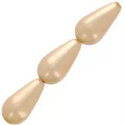 Cuentas nacaradas Preciosa Perla Pearshape Pearl 15x8 mm - Gold x5