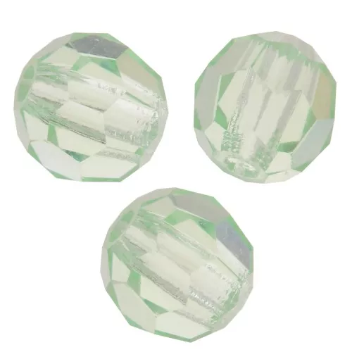 Redondas facetadas de cristal Preciosa 4 mm - Chrysolite x20