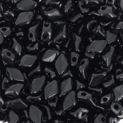 Cuentas de cristal Mini Gemduo 2 agujeros 6x4 mm - Jet x5g|raw }}