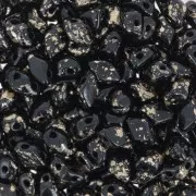 Cuentas de cristal Mini Gemduo 2 agujeros 6x4 mm - Jet x5g