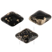 Cuentas de cristal Mini Gemduo 2 agujeros 6x4 mm - Jet x5g