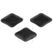 Cuentas de cristal Mini Gemduo 2 agujeros 6x4 mm - Jet Mat x5g