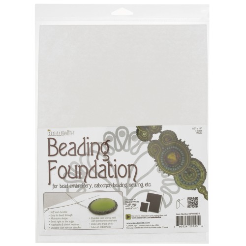 Cupone de fieltro para bordar 28x22 cm - Blanco x1