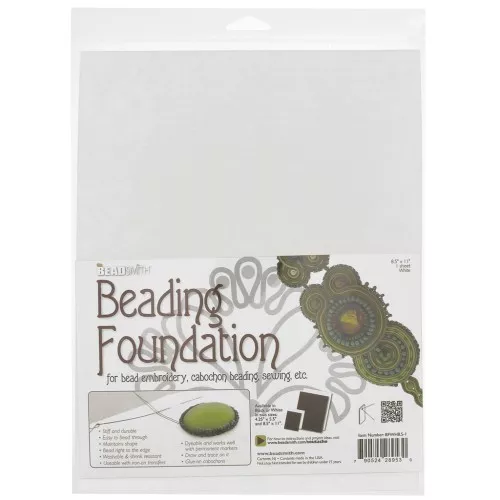 Cupone de fieltro para bordar 28x22 cm - Blanco x1