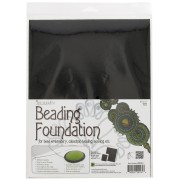 Cupone de fieltro para bordar 28x22 cm - Negro x1