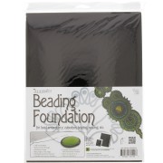 Base de fieltro para bordado - 28x22 cm Blanco - Negro x4