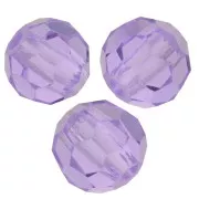 Redondas facetadas de cristal Preciosa 4 mm - Violet x20