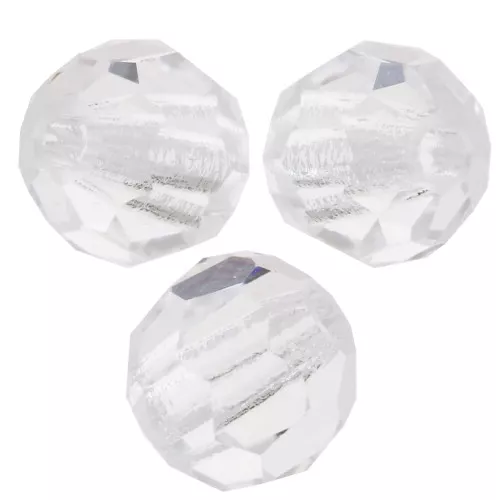 Redondas facetadas de cristal Preciosa 4 mm - Crystal x20