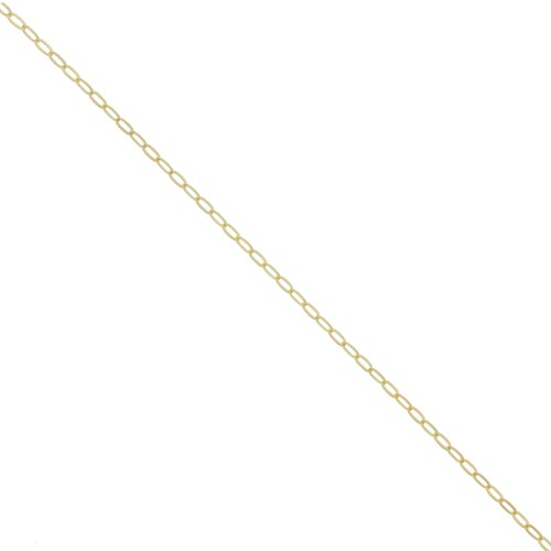 Cadena ovalada Forçat 1,95 mm - Dorada 3 micras x50cm