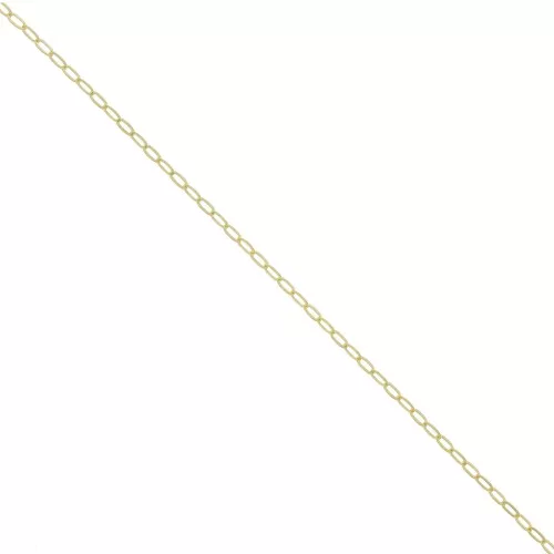 Cadena ovalada Forçat 1,95 mm - Dorada 3 micras x50cm