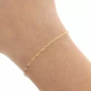 Cadena ovalada Forçat 1,95 mm - Dorada 3 micras x50cm