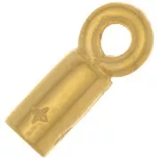 Terminales para cordón de 2 mm - Chapado de Oro 3 micras x1