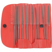 Juego de 12 limas de aguja de 16 cm - de grano medio y grueso - herramientas de joyería
