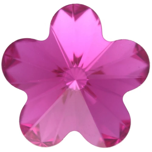 Cabujón Flor PureCrystal 4744 10 mm Fucsia x1
