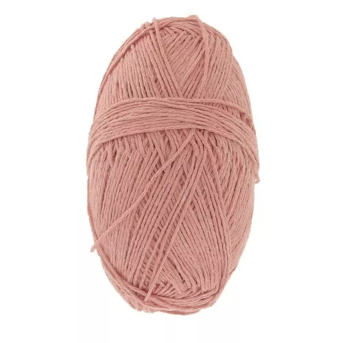 Lana B3 de algodón y poliamida regenerados - Rosa viejo x100g