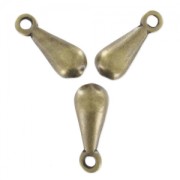 Dijes gotas 12 mm bronce x10|raw }}