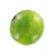 Redondas de madera 6 mm Verde claro x25